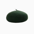 Green French Beret Artist Wool Beanie