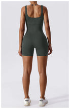 Women's Seamless Fitness Playsuit - Grey 5